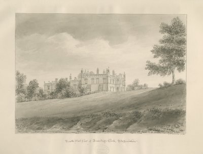 Armitage Park: sepiateckning av John Chessell Buckler