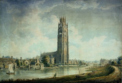 Boston Stump: utsikt från sydväst av John Chessell Buckler