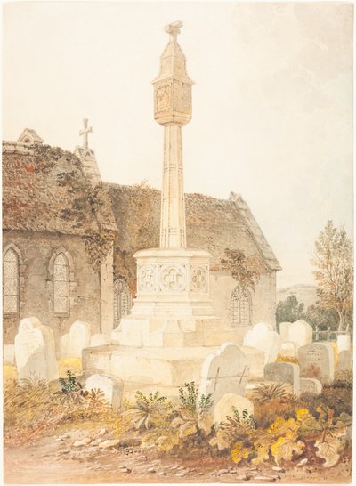 Monument på en kyrkogård av John Chessell Buckler