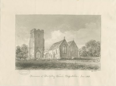 Rugeley kyrka av John Chessell Buckler