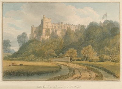 Sussex - Arundel Castle, 1825 av John Chessell Buckler
