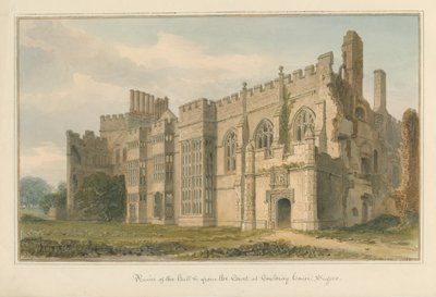 Sussex - Cowdray House av John Chessell Buckler
