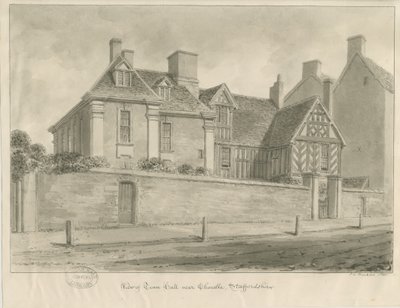 Tean Hall: sepiateckning av John Chessell Buckler