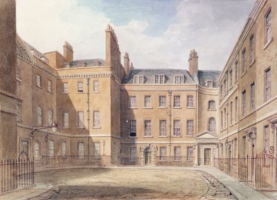 Utsikt över Downing Street, Westminster av John Chessell Buckler