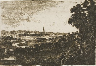Salisbury från Wilton Park av John Clerk of Eldin