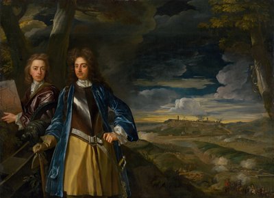 Michael Richards 1673-1721 och John Richards 1669-1709 vid belägringen av Belgrad 1690, 1700. av John Closterman
