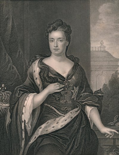 Drottning Anne, mitten av 1800-talet. av John Cochran
