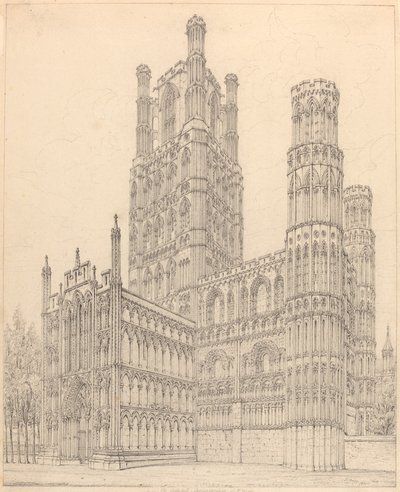 Ely Cathedral, Cambridgeshire, S.W. Se av John Coney