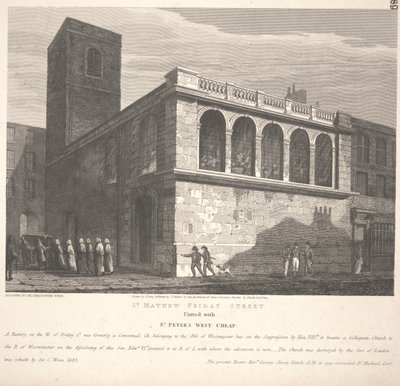 St Matthew Friday Street av John Coney