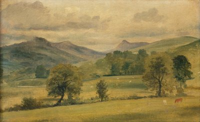 A View in the Lake District (akvarell) av John Constable