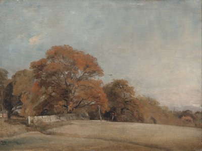 Ett höstlandskap vid East Bergholt av John Constable