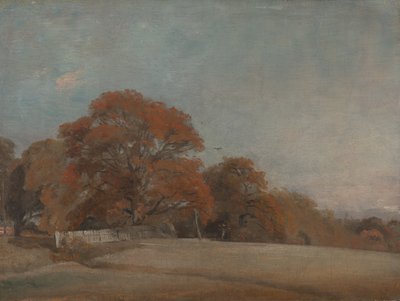 Ett höstlandskap vid Östra Bergholt, mellan 1805 och 1808. av John Constable