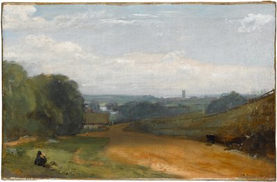 Utsikt över Dedham från Gun Hill av John Constable
