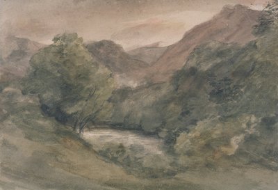Borrowdale, Evening after a Fine Day, 1 oktober av John Constable