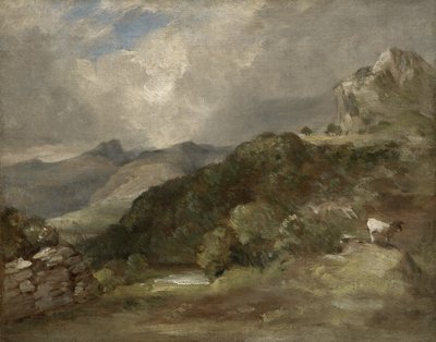 Bow Fell, Cumberland, 1807 av John Constable