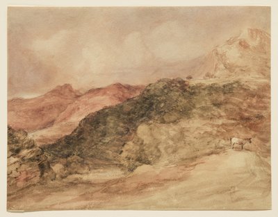 Bow Fell och Langdale Pikes av John Constable