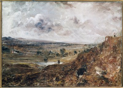 Branch Hill Pond, Hampstead (olja på duk av John Constable