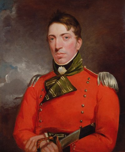 Kapten Richard Gubbins, ca 1804-05 (olja på duk) av John Constable