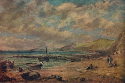 Chesil Beach, sent 1700-tidigt 1800-tal, 1943. av John Constable
