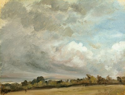 Studie av molnet av John Constable