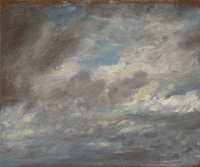 Studie av molnet av John Constable