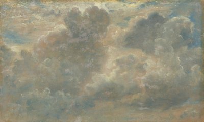 Studie av molnet av John Constable