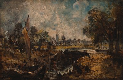 Dedham Lock, 1819 till 1820. av John Constable