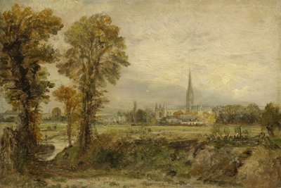 Avlägsen utsikt över Salisbury Cathedral, 1821 av John Constable