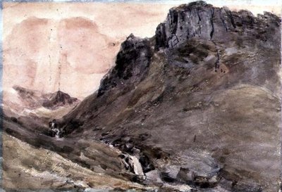 Eagle Crag, Borrowdale av John Constable