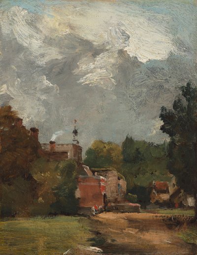 Östra Bergholtskyrkan av John Constable