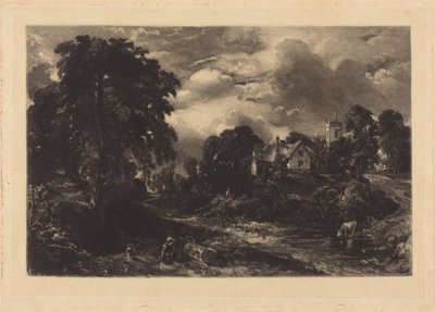 Glebe gård (b) av John Constable
