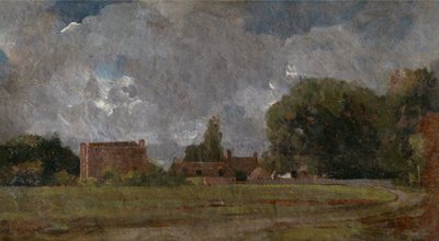 Guldkonstapelns hus, Östra Bergholt - Konstnärens födelseplats av John Constable