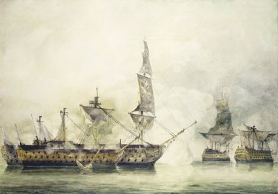 H.M.S. Seger i slaget vid Trafalgar, 1805, av John Constable