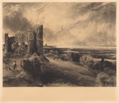 Hadleigh Castle (Stor plåt) av John Constable