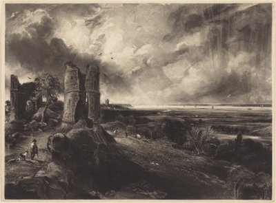Hadleigh Castle (stor plåt) av John Constable