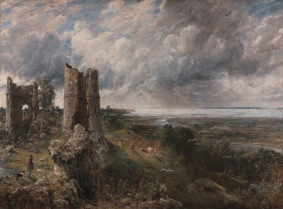 Hadleigh Castle, Themsens mynning - morgon efter en stormig natt av John Constable