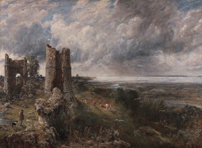 Hadleigh Castle, Themsens mynning - Morgon efter en stormig natt, 1829. av John Constable