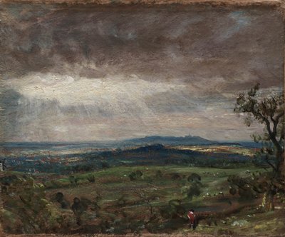 Hampstead Heath, Looking Toward Harrow, c.1821 av John Constable