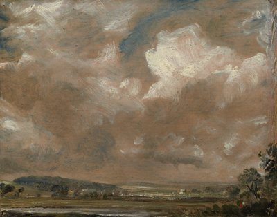 Harnham Ridge, Salisbury, ca 1829 av John Constable
