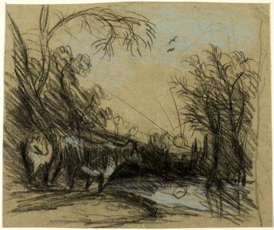 Landskap med kor av John Constable