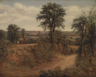 Lane nära Dedham, 1802. av John Constable