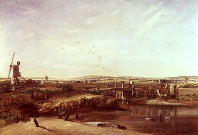Mistley, Valley of the Stour (olja på duk) av John Constable