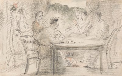 Mr Hobson från Markfield och familj av John Constable