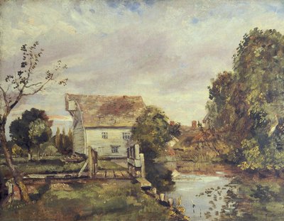Kvarn vid floden Stour av John Constable