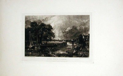 Floden Stour, Suffolk av John Constable
