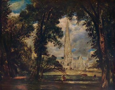 Salisbury Cathedral, c1823 av John Constable
