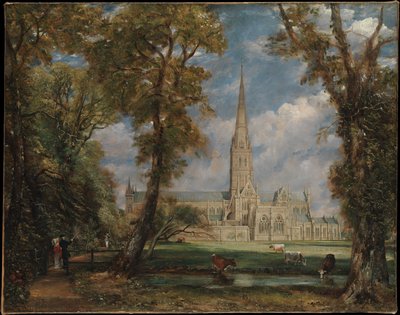 Salisburykatedralen från biskopens ägor av John Constable