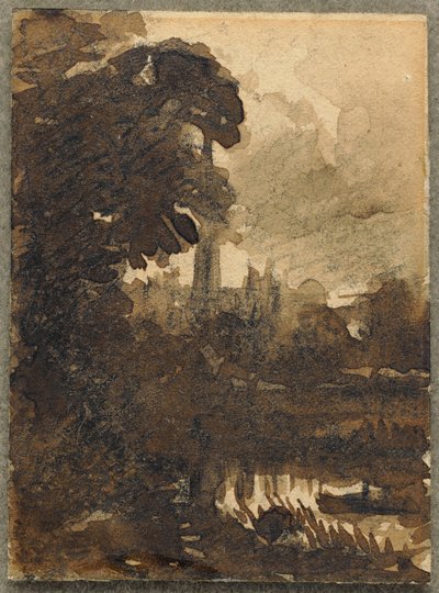 Salisbury Cathedral från nordväst av John Constable