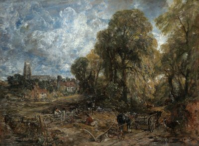 Stoke-by-Nayland, 1836. av John Constable