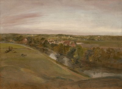 Stratford Saint Mary från Coombs, ca 1800 av John Constable